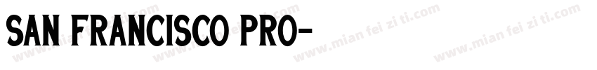 San Francisco Pro字体转换